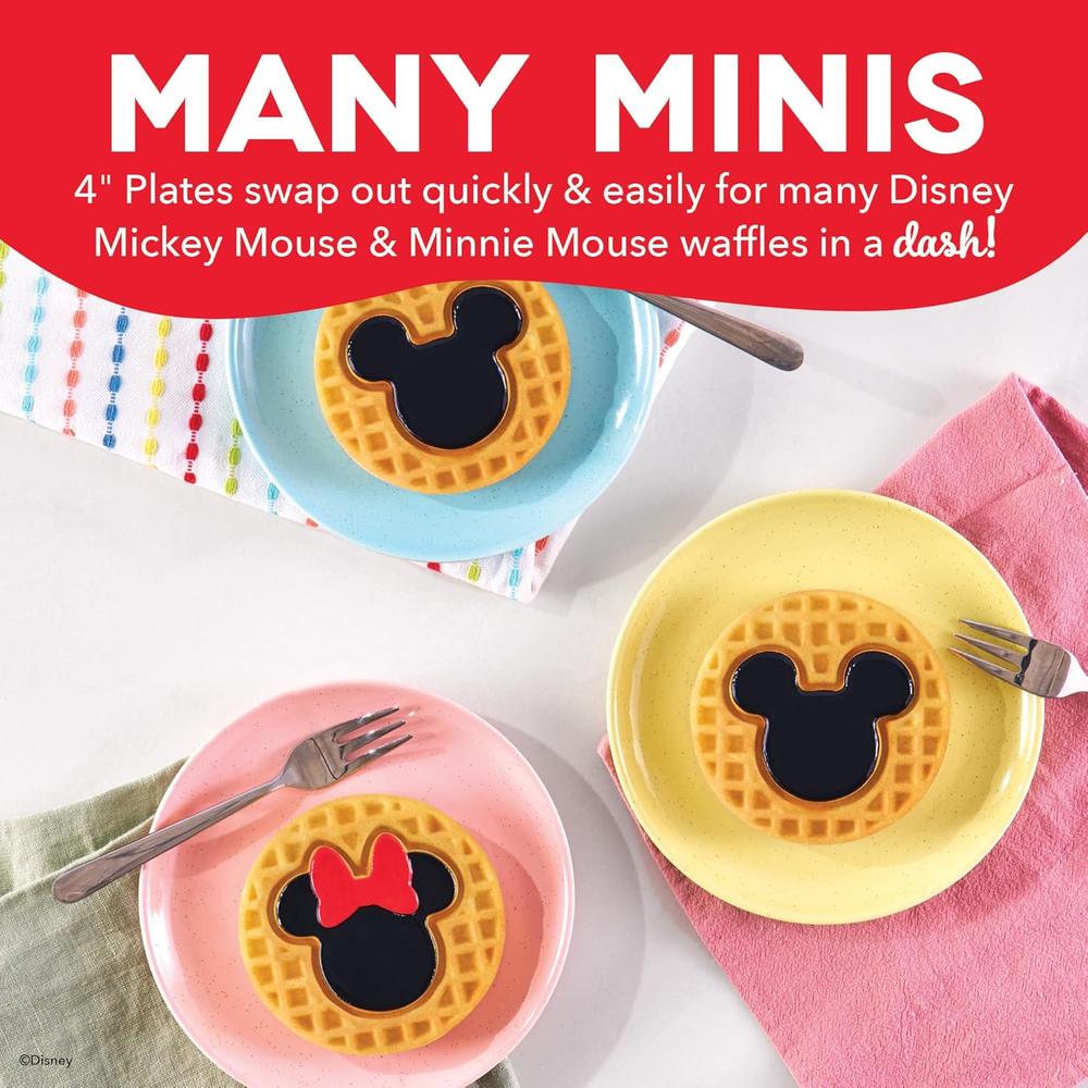 WAFLERA DASH MULTIMAKER MINI MICKEY Y MINNIE | 2 PIEZAS - 4