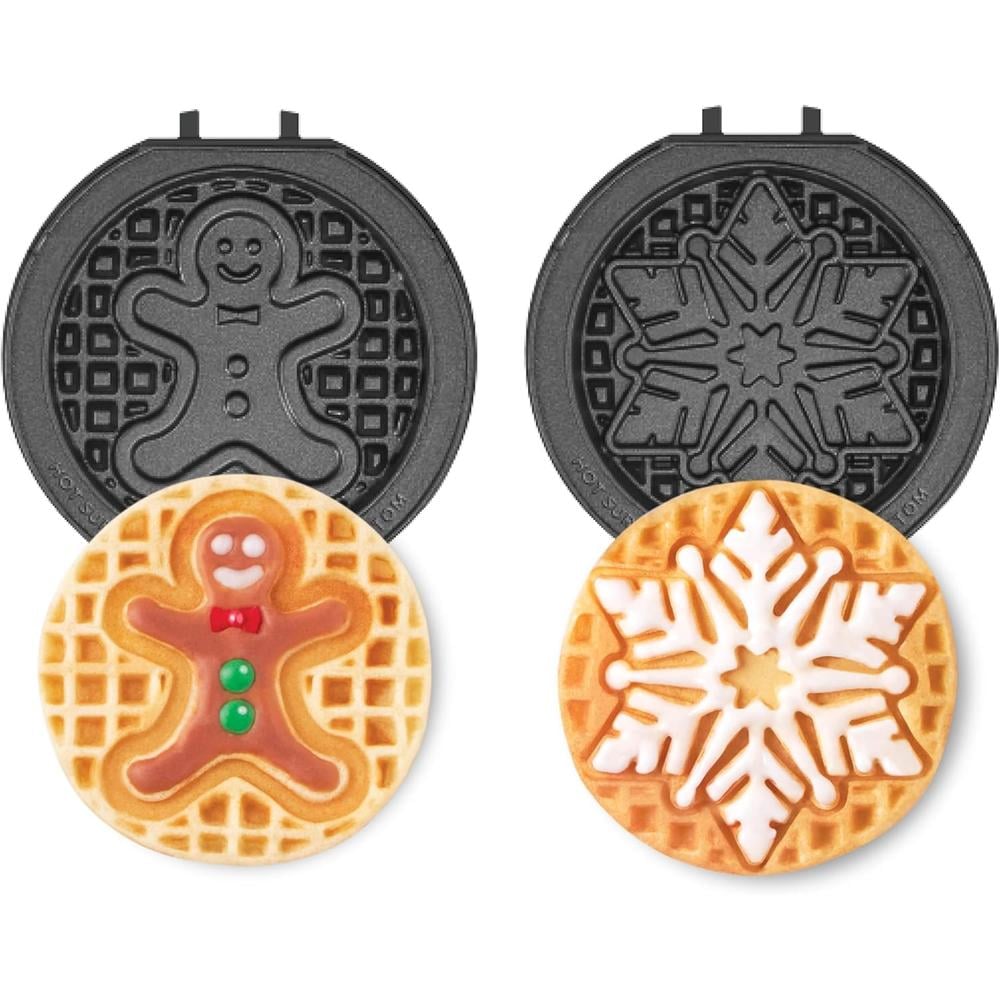 WAFLERA DASH MULTIMAKER MINI JENGIBRE Y COPO DE NIEVE | 2 PIEZAS - 1