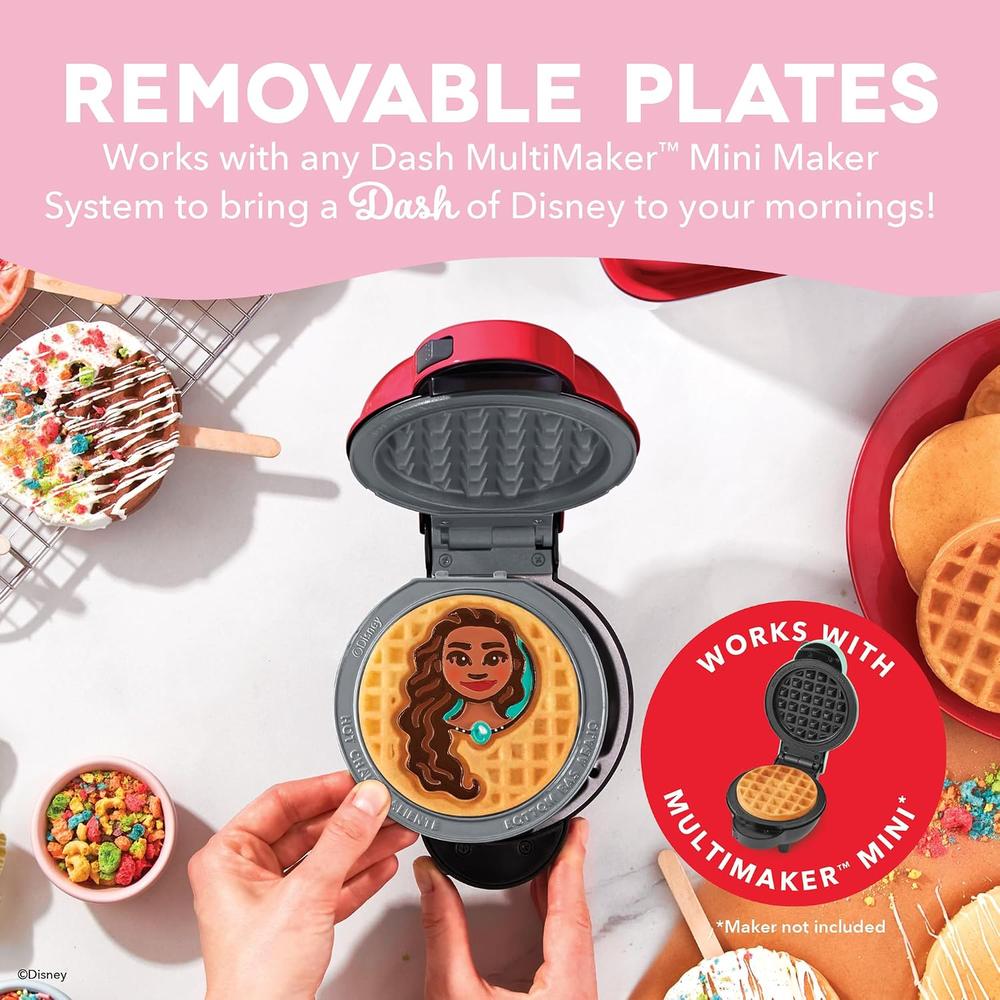 WAFLERA DASH MULTIMAKER MINI MOANA Y PUA | 2 PIEZAS - 3