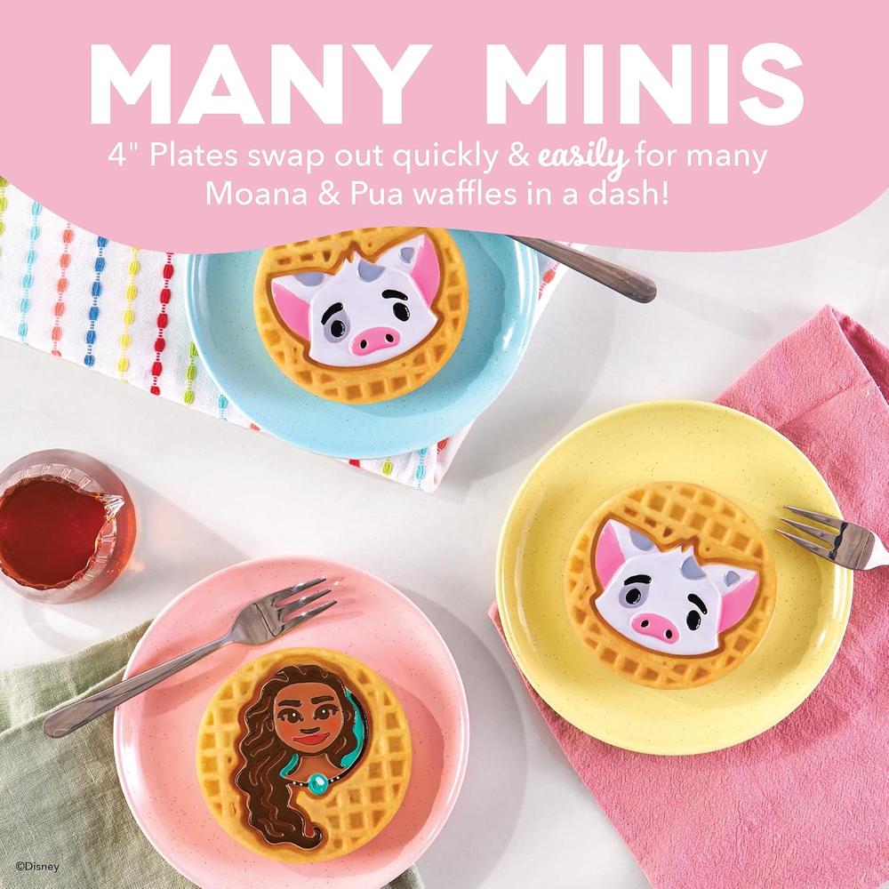 WAFLERA DASH MULTIMAKER MINI MOANA Y PUA | 2 PIEZAS - 4