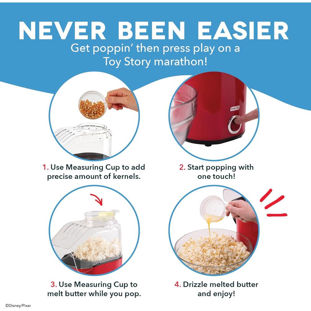 MÁQUINA DE PALOMITAS DISNEY DASH TOY STORY FRESH POP | 16 TAZAS - 5