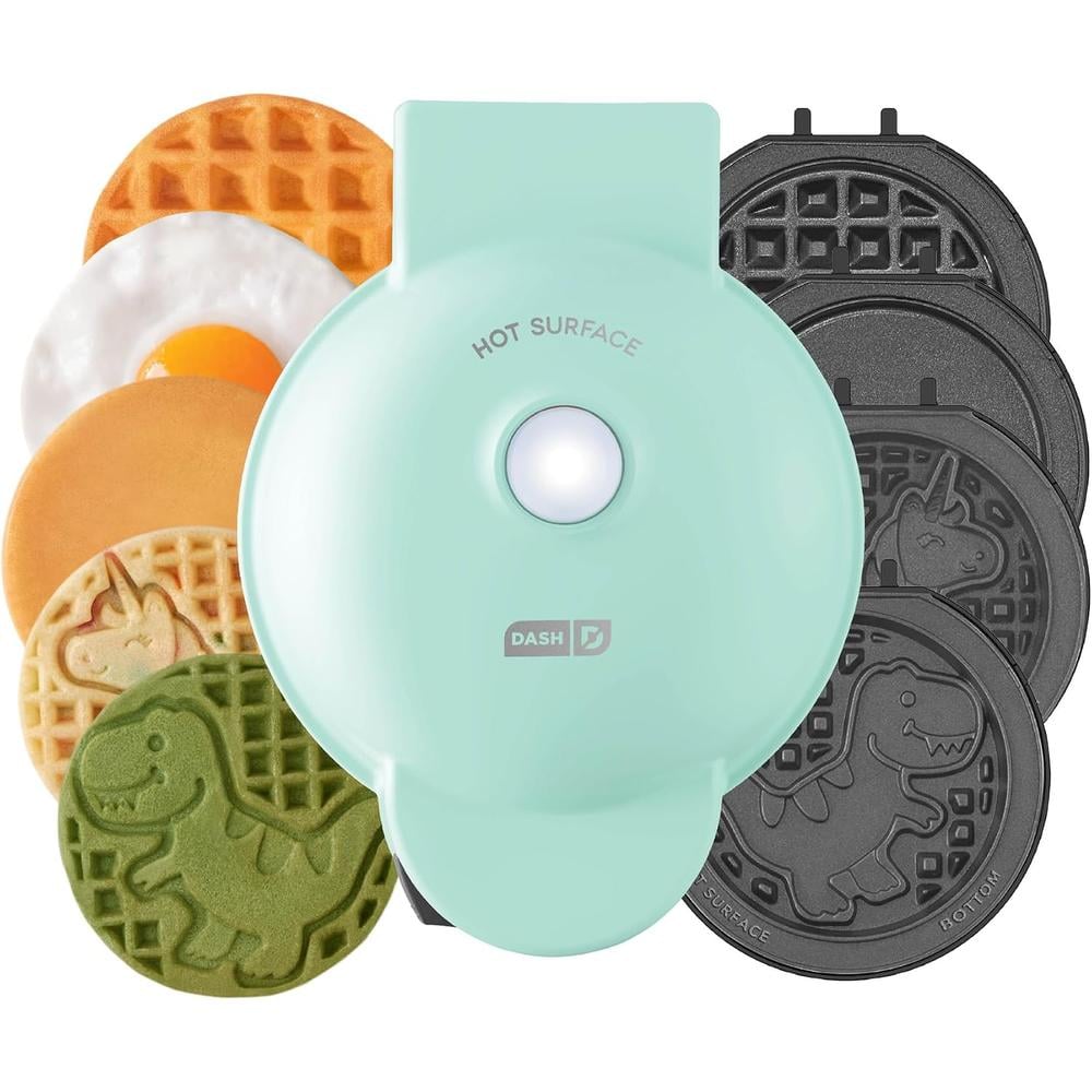WAFLERA DASH MULTIMAKER MINI CON PLACAS REMOVIBLES | AQUA - 1