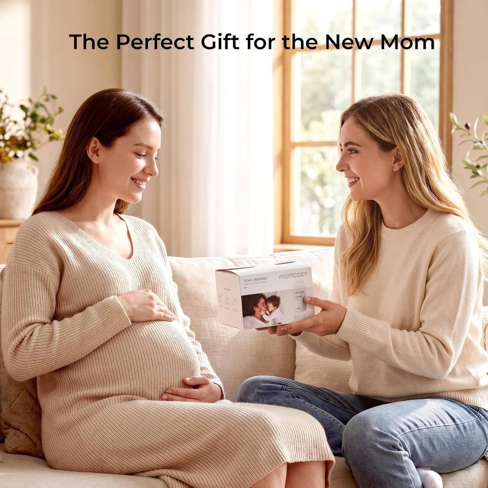 200 BOLSAS PARA LECHE MATERNA MOMCOZY CON SENSOR DE TEMPERATURA 6 OZ | 200 UND - 2