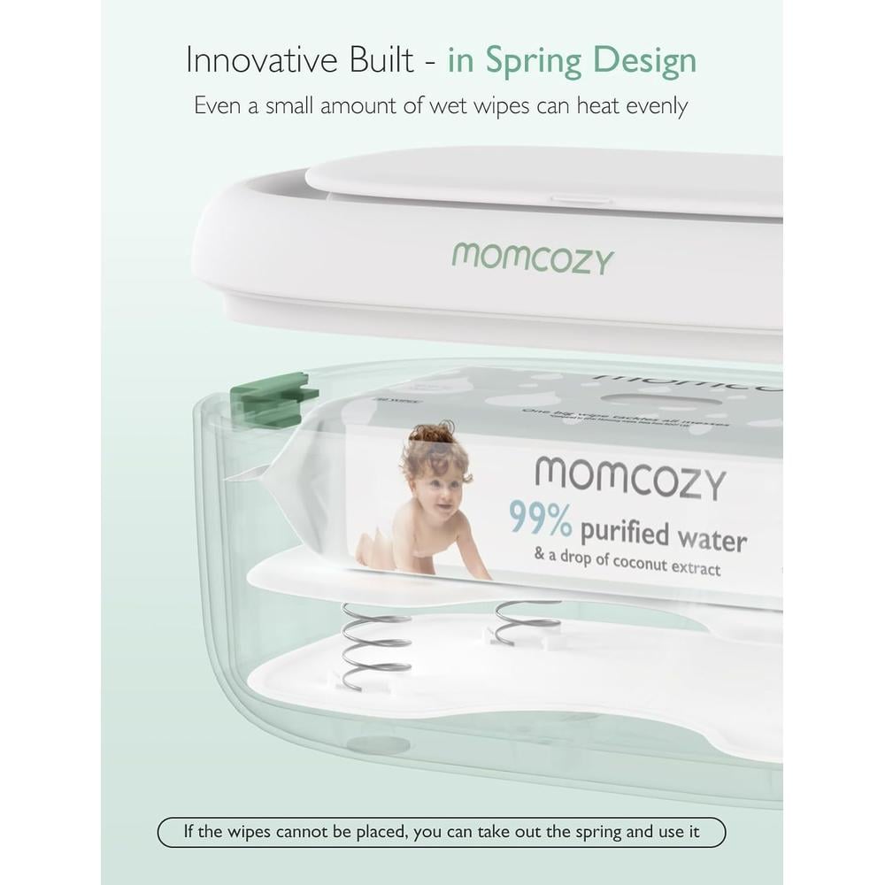 CALENTADOR DE TOALLITAS HÚMEDAS MOMCOZY PARA BEBÉ - 2