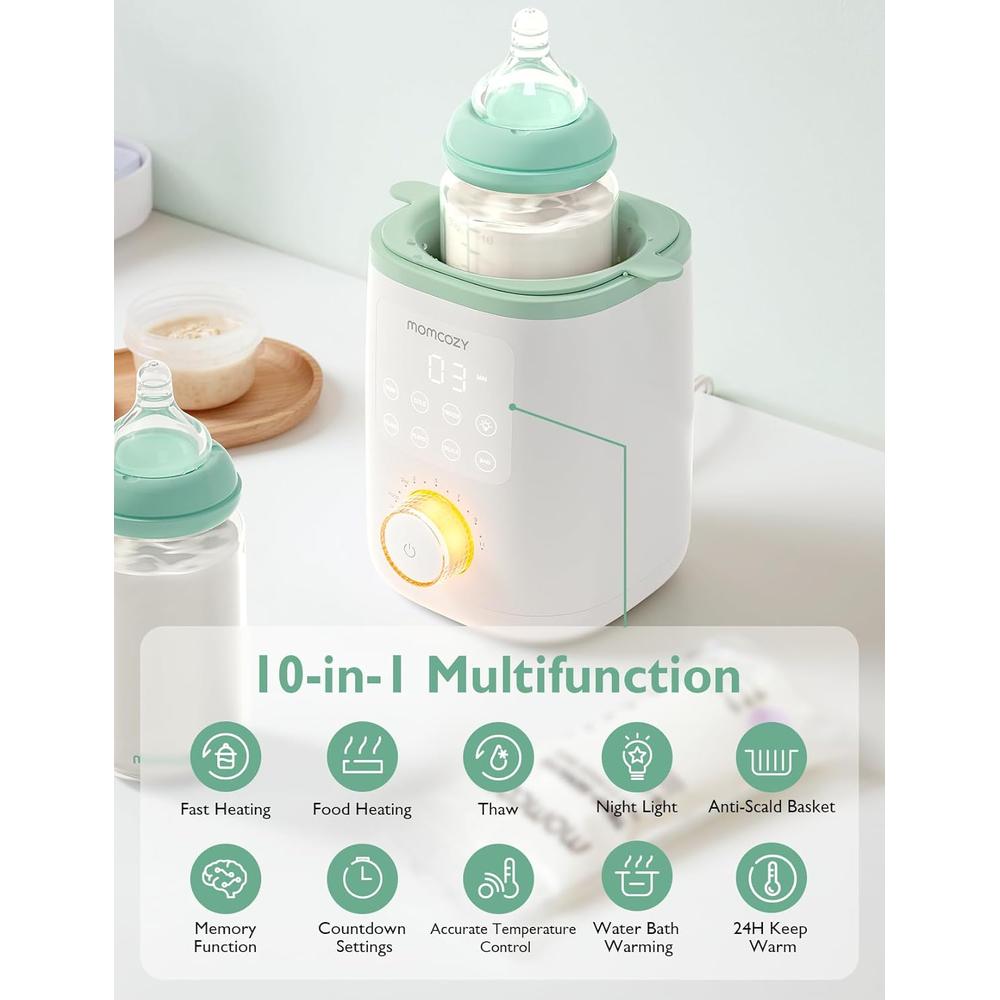 CALENTADOR DE BIBERONES MOMCOZY PARA LECHE MATERNA Y FÓRMULA - 4