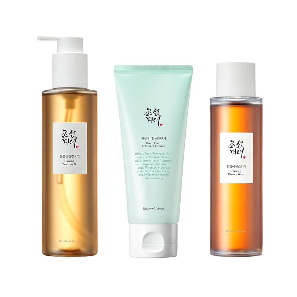 BEAUTY OF JOSEON | TRÍO DE LIMPIEZA E HIDRATACIÓN DE GINSENG Y CIRUELA VERDE - 1