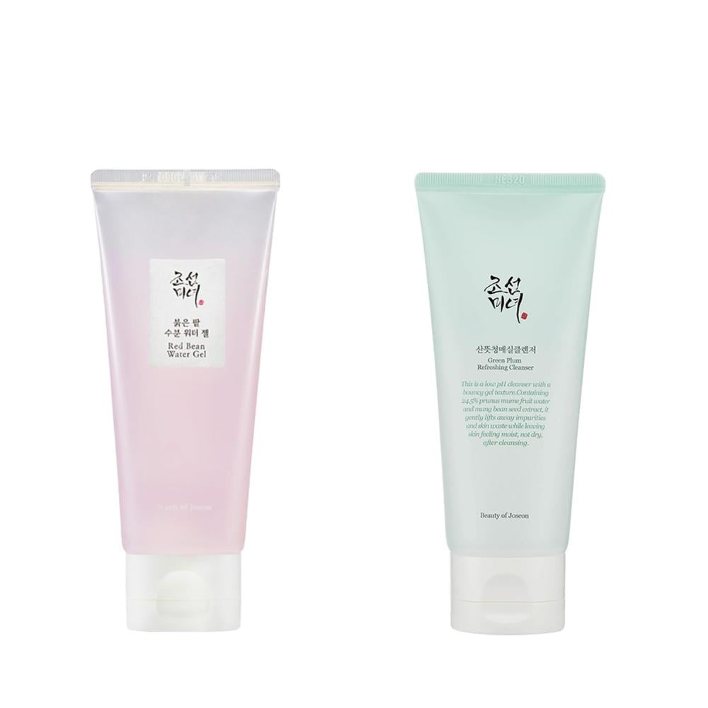 BEAUTY OF JOSEON | GEL DE AGUA DE FRIJOL ROJO + LIMPIADOR DE CIRUELA VERDE - 1
