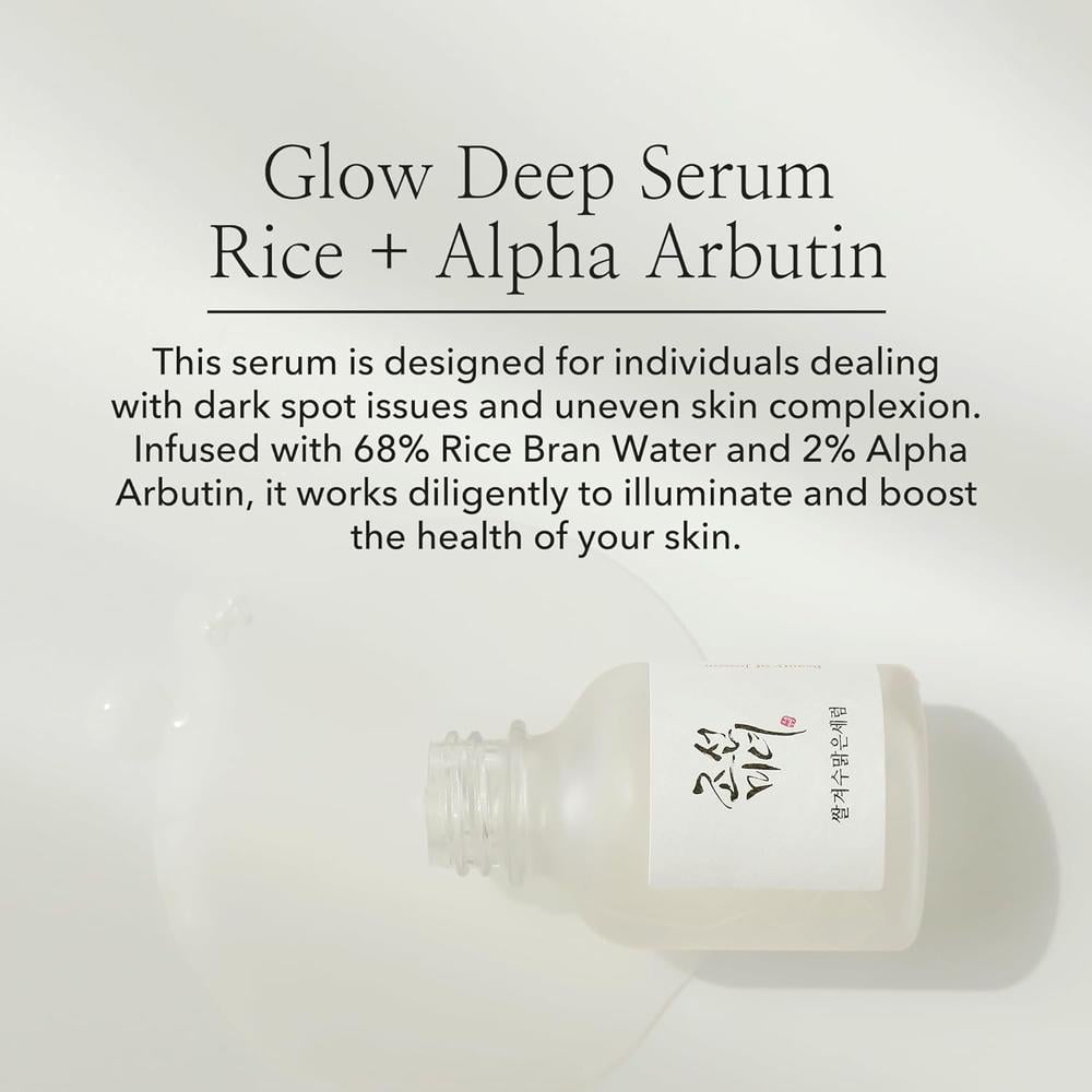 BEAUTY OF JOSEON | SÉRUM GLOW DEEP DE ARROZ Y ALFA-ARBUTINA 2 OZ - 2