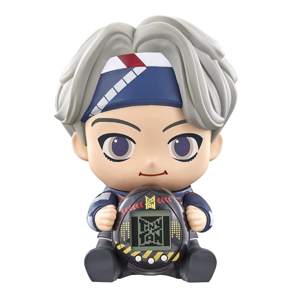 TAMAGOTCHI NANO BTS TINYTAN HUGMY V FIGURA DE VINILO Y MASCOTA ELECTRÓNICA - 1