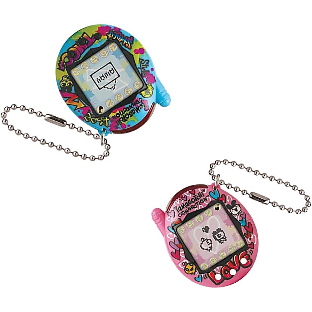 TAMAGOTCHI CONNECTION VERDADEROS AMIGOS GRAFITI AZUL Y GRAFITI ROSA - 1