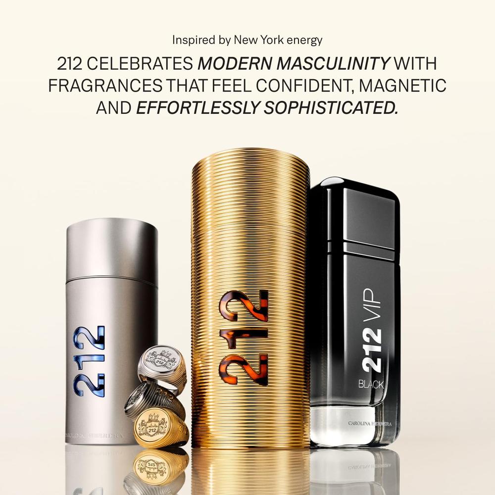 PERFUME 212 VIP BLACK EDP HOMBRE 3.4 OZ / 100 ML - 6