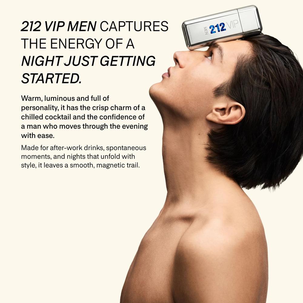 PERFUME 212 VIP MEN EDT 3.4 OZ / 100 ML - 4