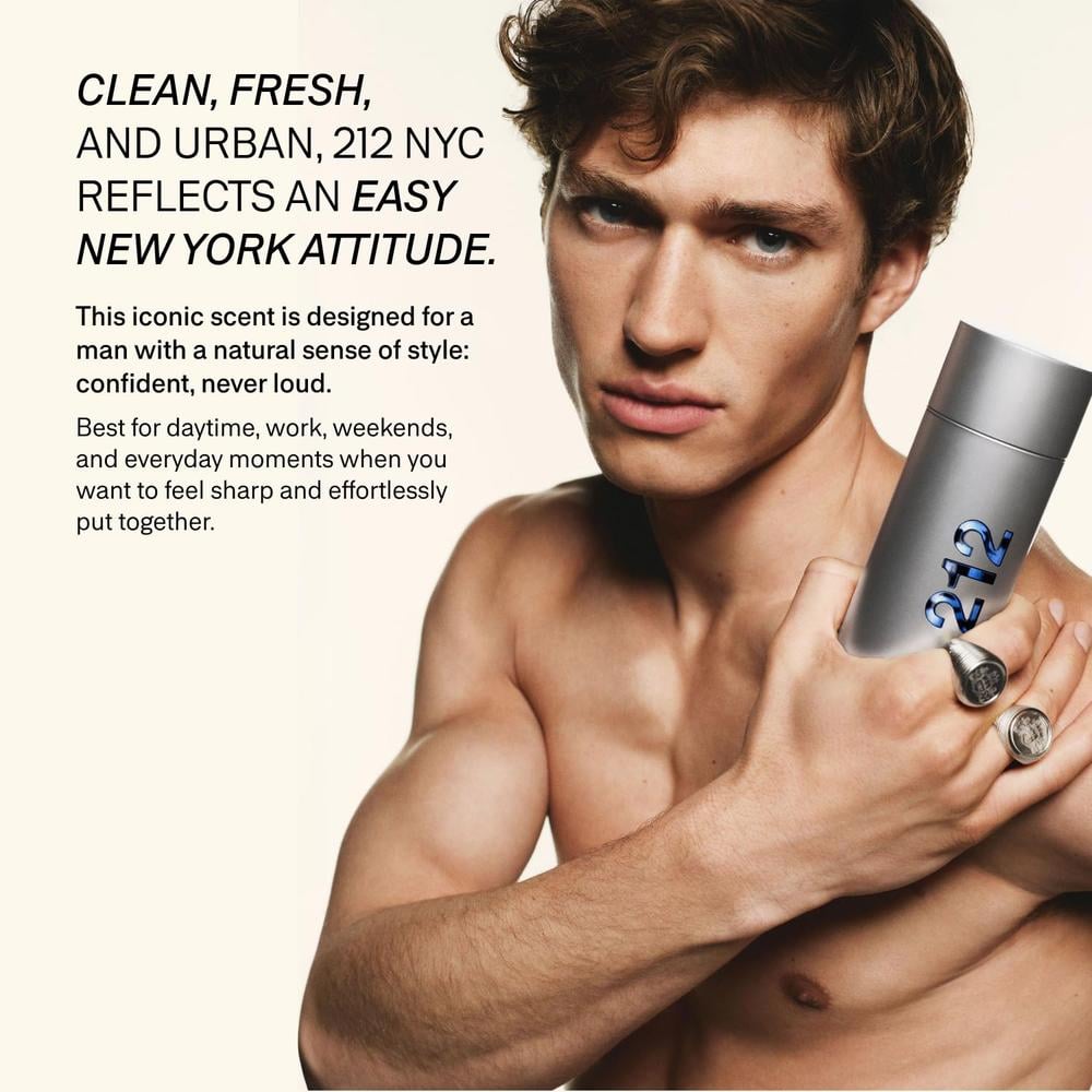 PERFUME 212 NYC MEN EDT 6.8 OZ / 200 ML - 4