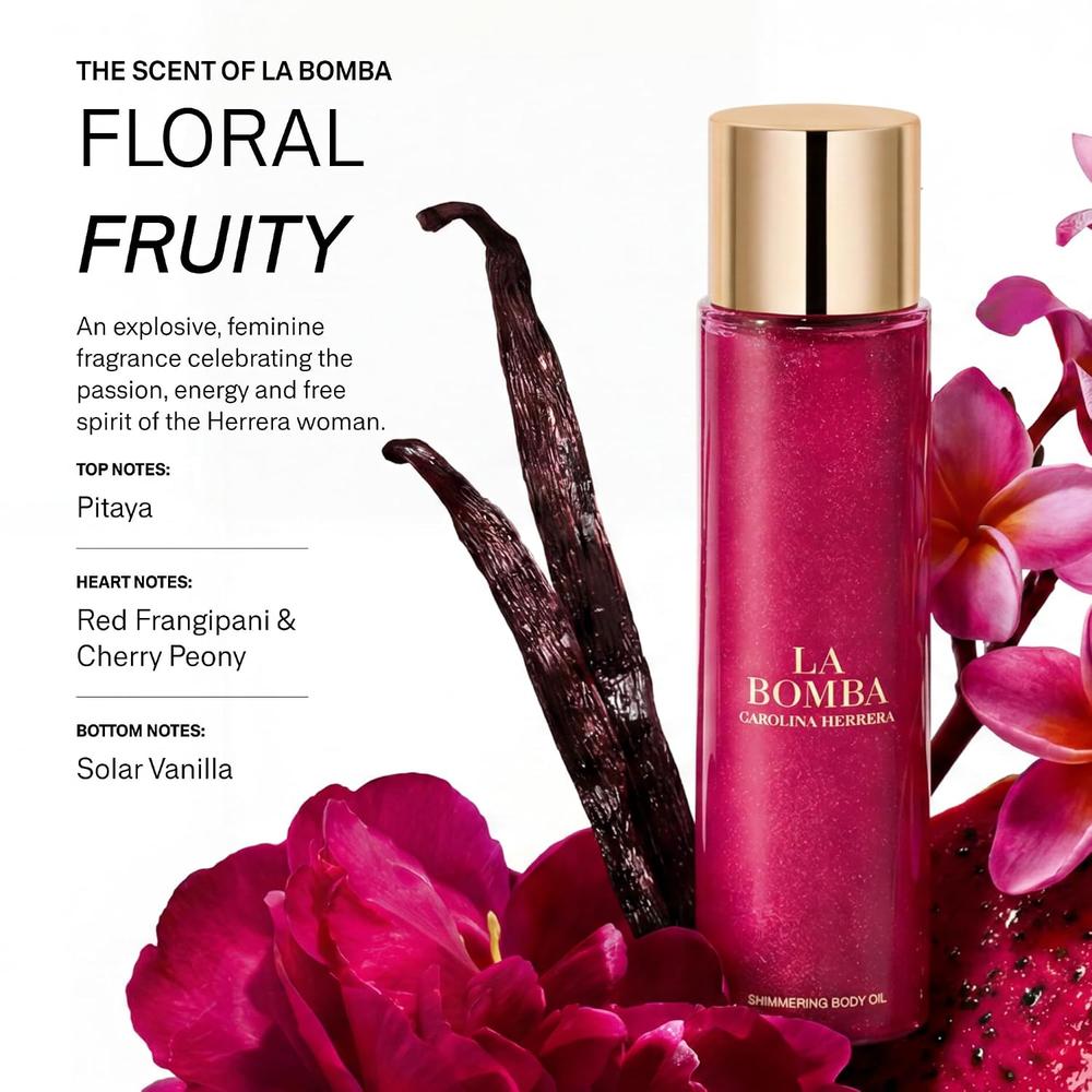 ACEITE CORPORAL LA BOMBA SHIMMERING MUJER 5.1 OZ / 150 ML - 3