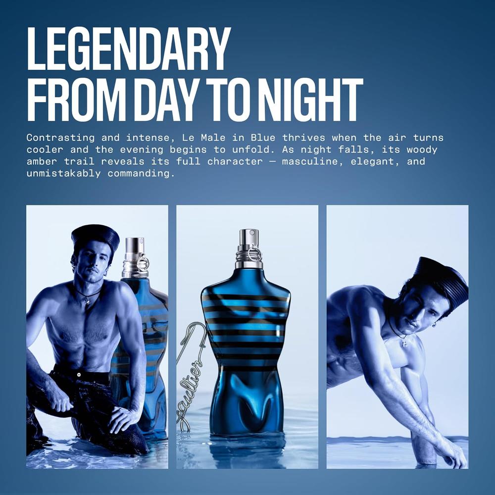 PERFUME LE MALE IN BLUE EDP HOMBRE 4.2 OZ / 125 ML - 6