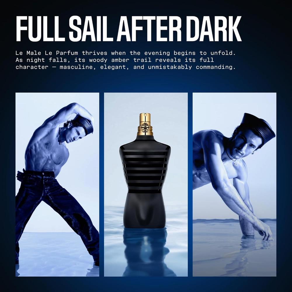 PERFUME LE MALE LE PARFUM EDP INTENSE HOMBRE 6.8 OZ / 200 ML - 6