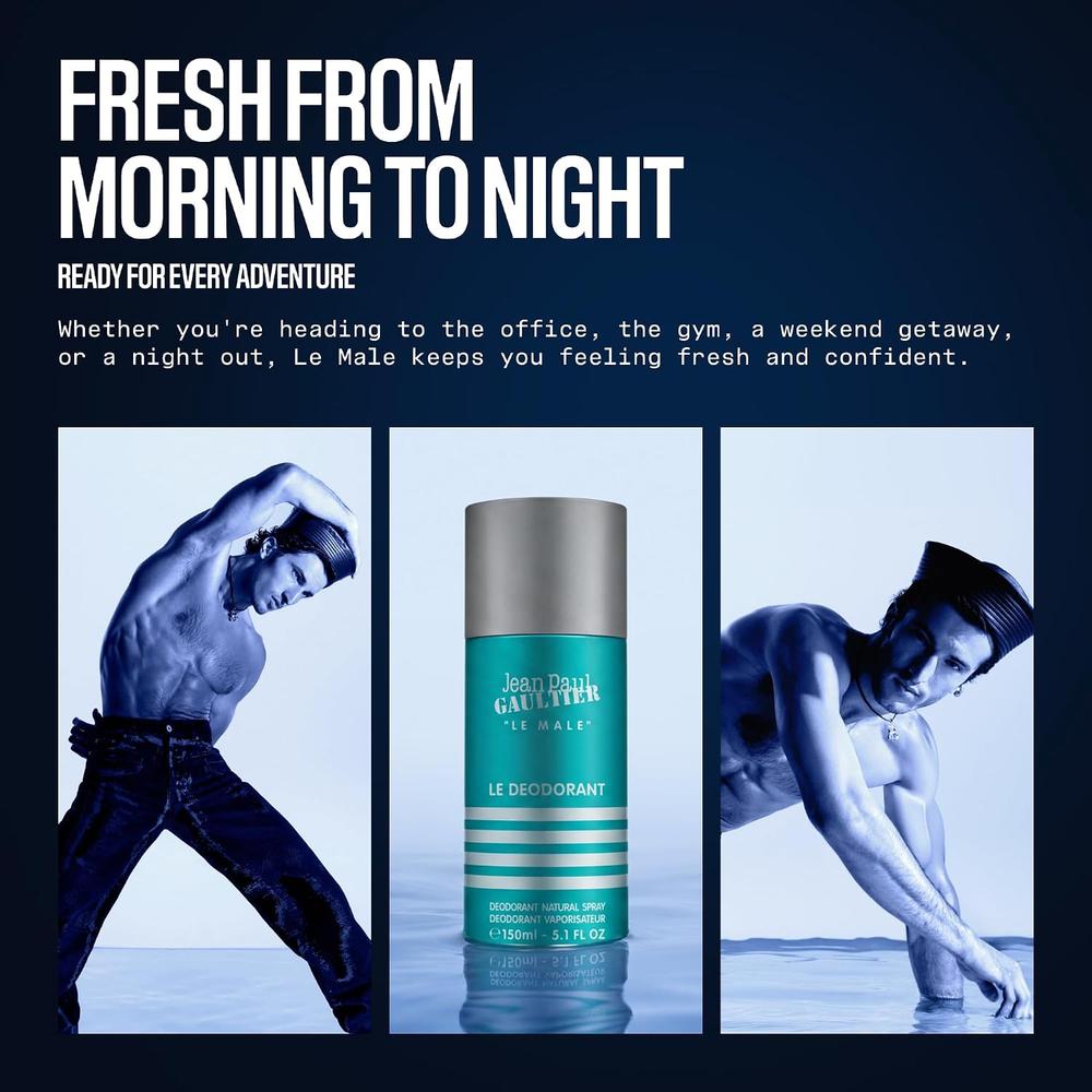 DESODORANTE LE MALE 5.1 OZ / 150 ML - 4