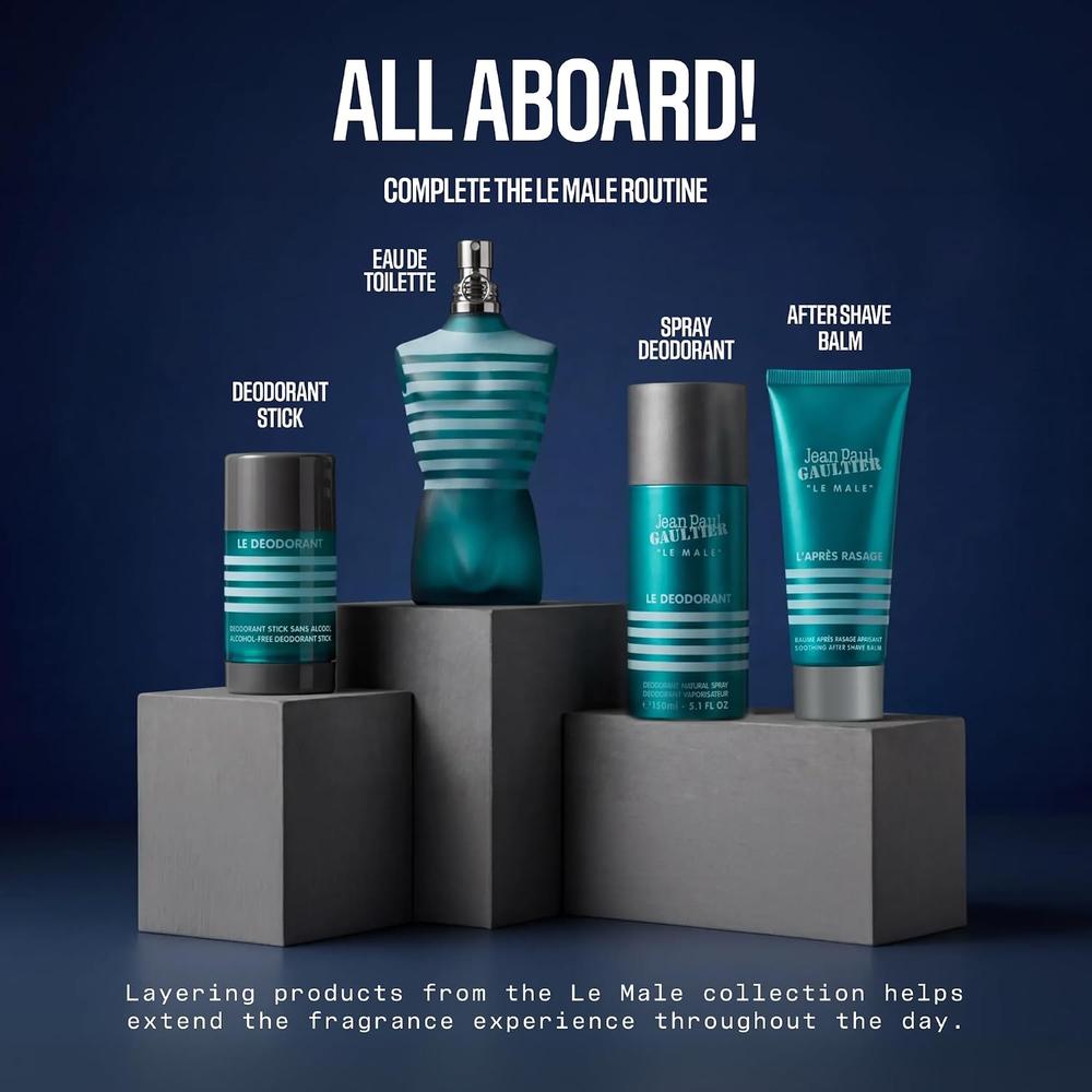 DESODORANTE LE MALE 5.1 OZ / 150 ML - 6