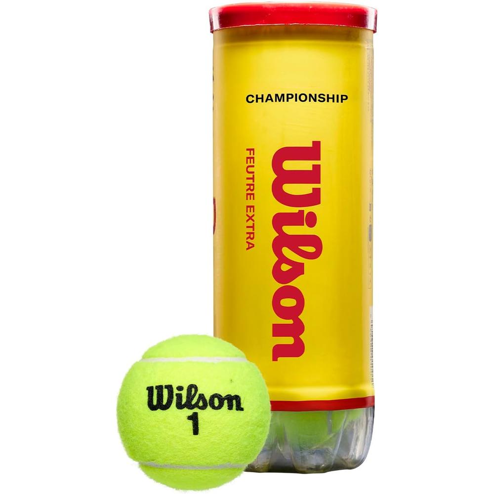 PELOTA DE TENNIS WILSON CHAMPIONSHIP AMARILLO 3 UND - 2