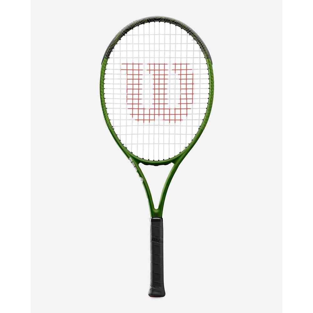 RAQUETA DE TENNIS WILSON BLADE FEEL COMP JUNIOR/YOUTH VERDE TALLA 26 - 1