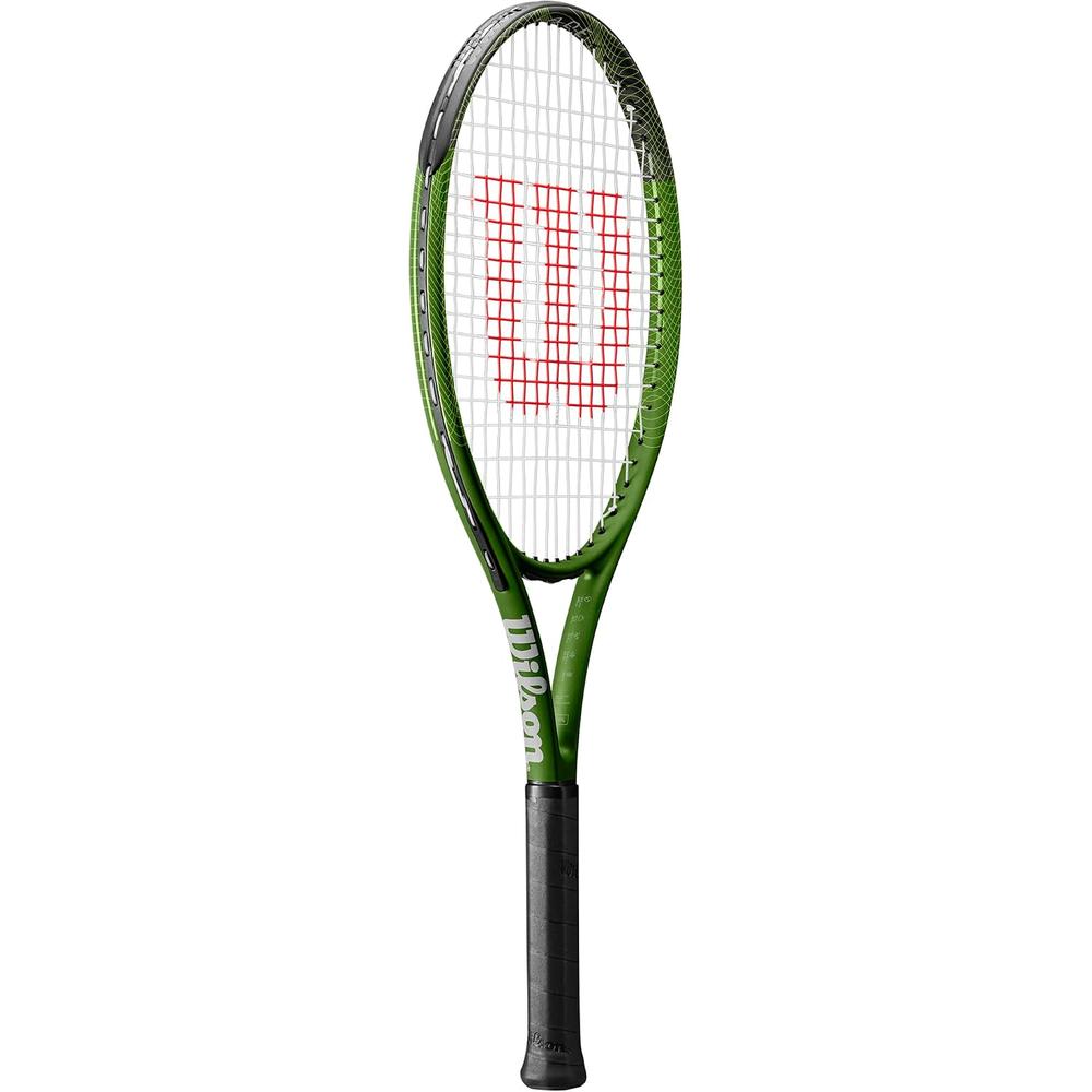 RAQUETA DE TENNIS WILSON BLADE FEEL COMP JUNIOR/YOUTH VERDE TALLA 26 - 2