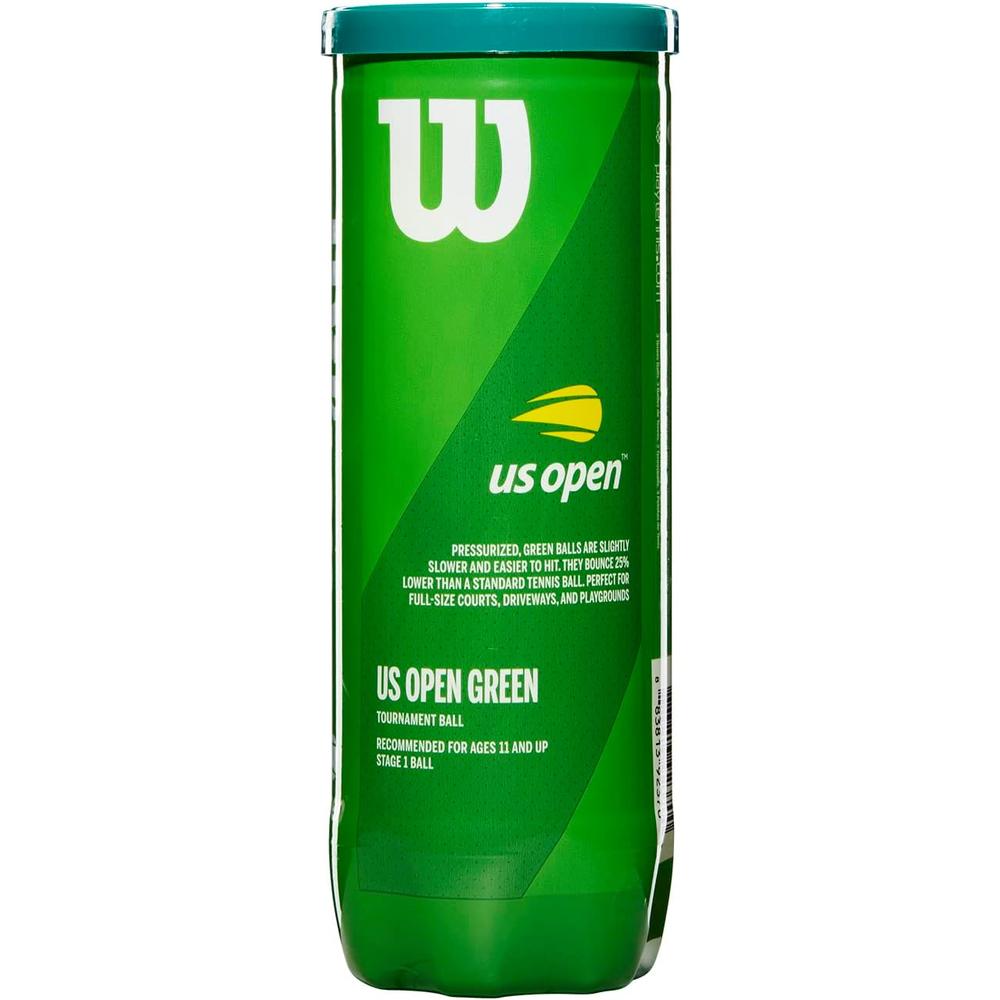 PELOTA DE TENNIS WILSON US OPEN YOUTH VERDE 3 UND - 5