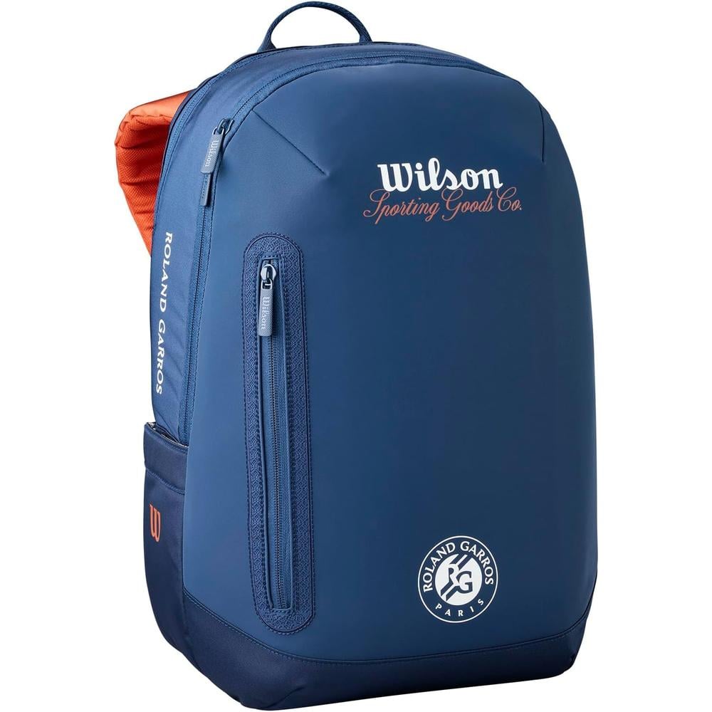 BOLSO WILSON ROLAND GARROS 2026 AZUL CAPACIDAD 2 RAQUETAS - 1