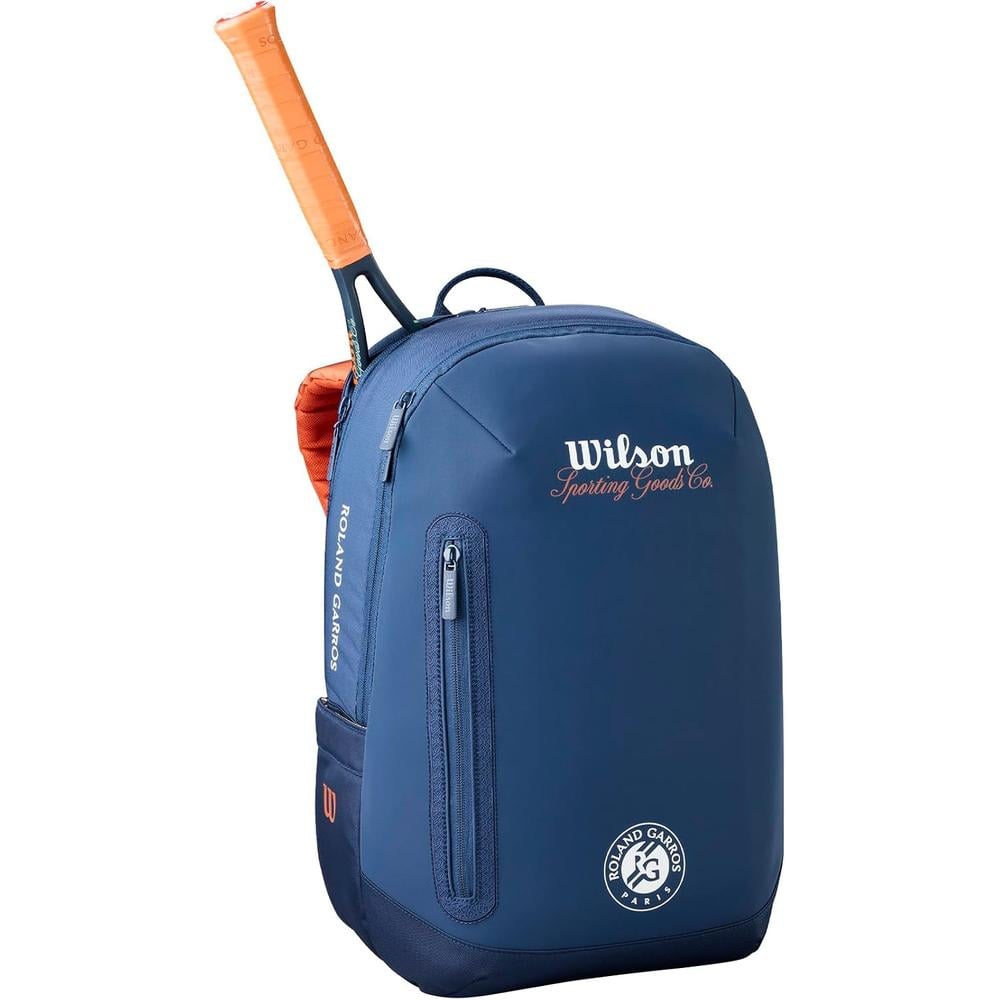 BOLSO WILSON ROLAND GARROS 2026 AZUL CAPACIDAD 2 RAQUETAS - 2