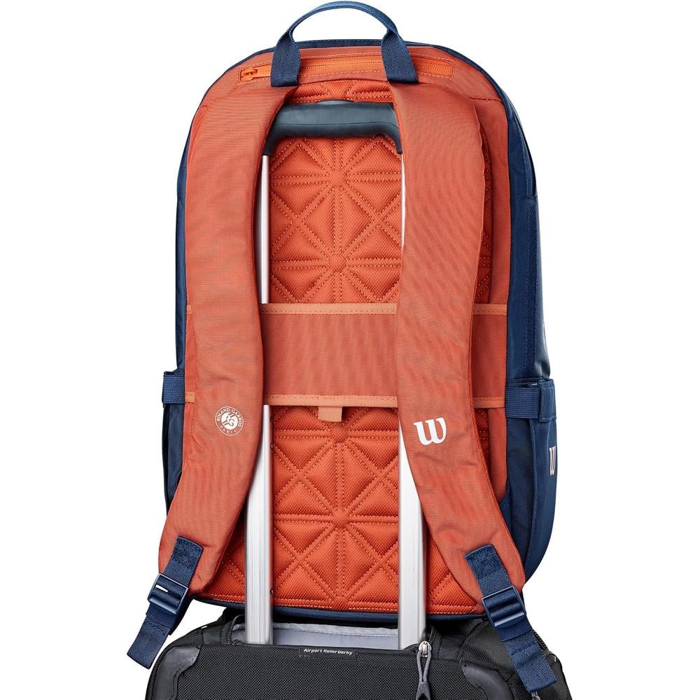 BOLSO WILSON ROLAND GARROS 2026 AZUL CAPACIDAD 2 RAQUETAS - 4