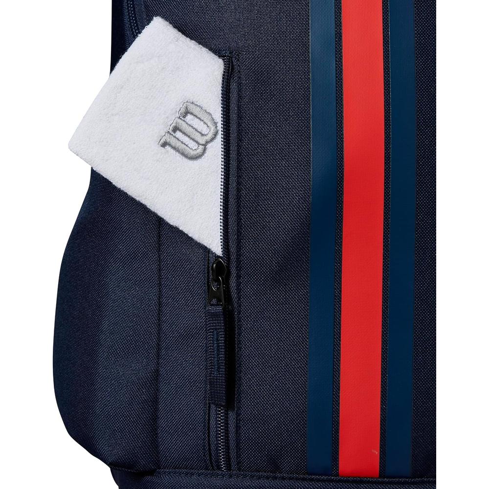 BOLSO WILSON TEAM 2025 AZUL MARINO CAPACIDAD 2 RAQUETAS - 5