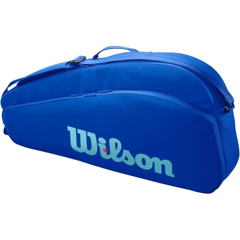 BOLSO WILSON ULTRA V5 TOUR AZUL CAPACIDAD 3 RAQUETAS - 2