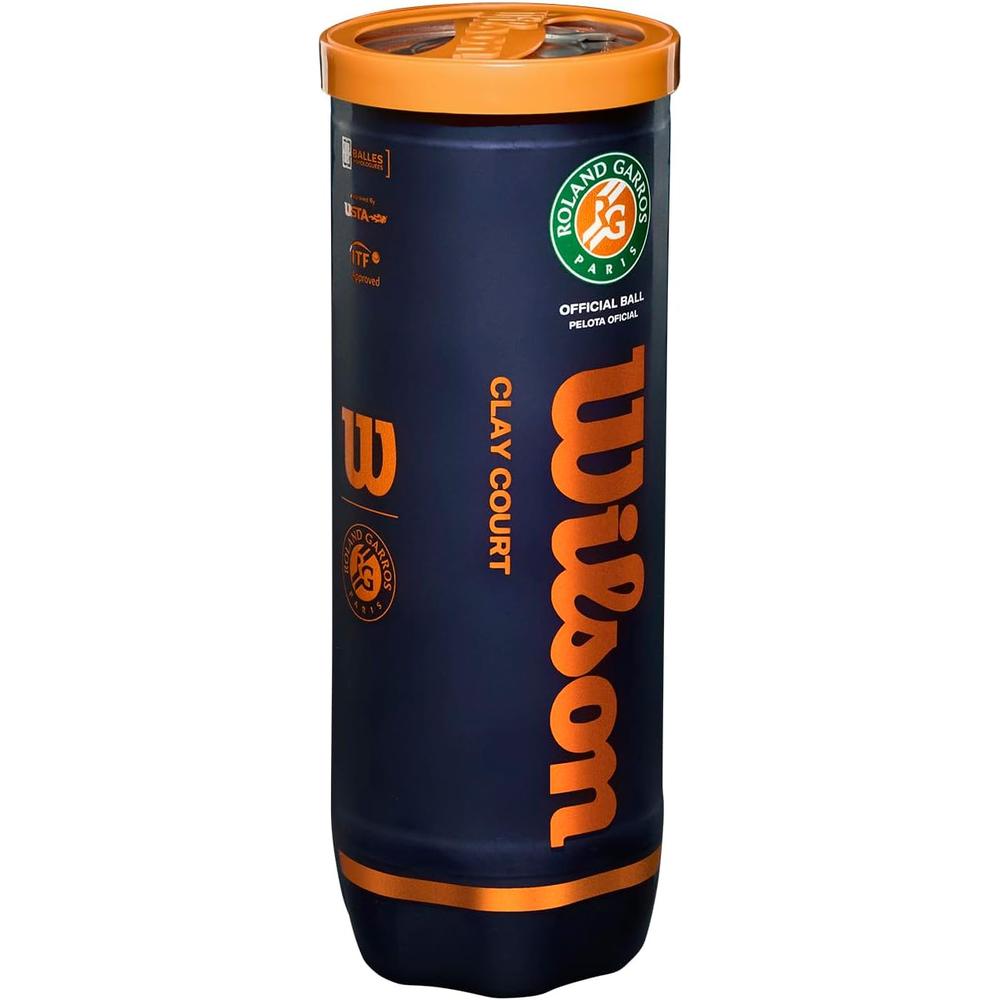 PELOTA DE TENNIS WILSON ROLAND GARROS CLAY 3 UND - 4