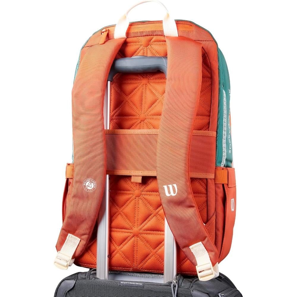 BOLSO WILSON ROLAND GARROS 2026 TRICOLOR CAPACIDAD 2 RAQUETAS - 4