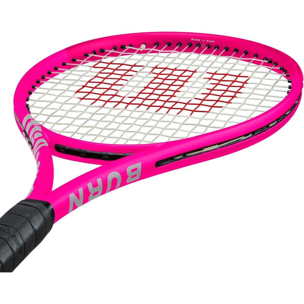 RAQUETA DE TENNIS WILSON BURN V6 105 S PINK | TALLA 2 - 4 1/4' - 5