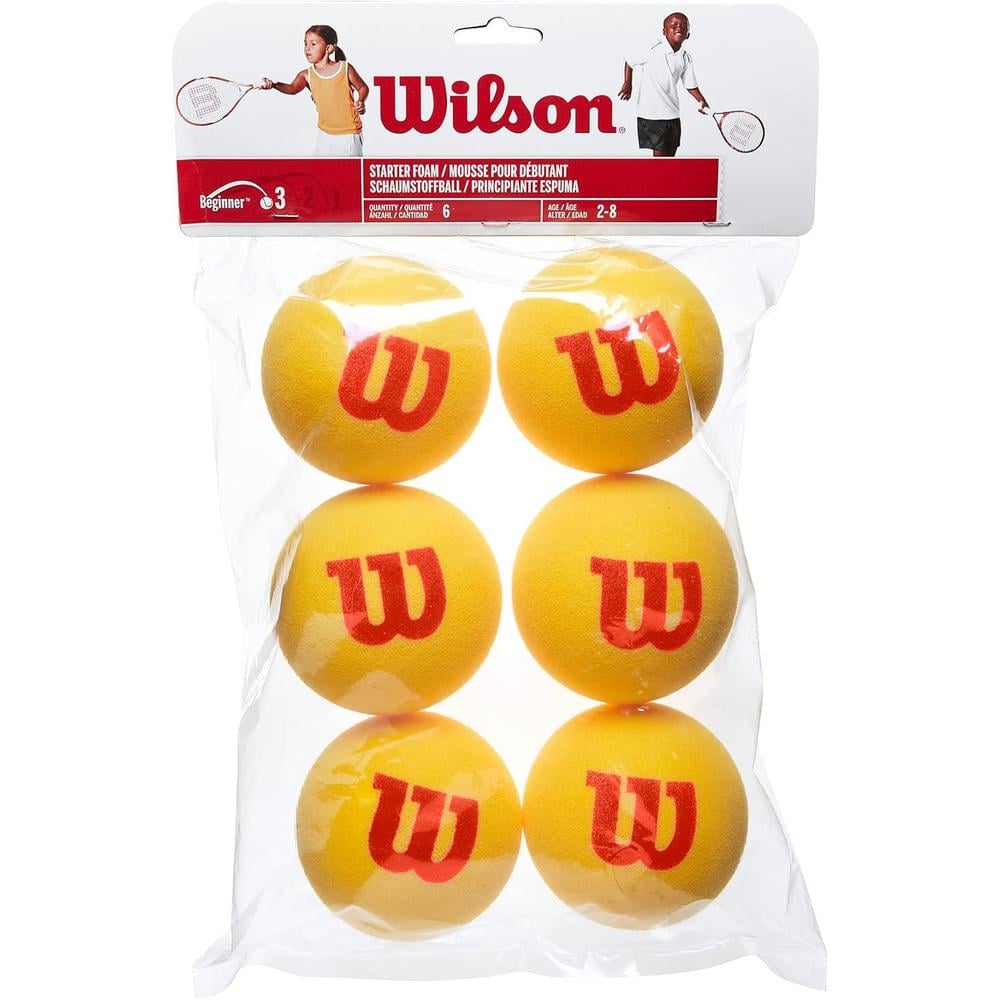 PELOTA DE TENNIS STARTED ESPUMA WILSON SQUASH 6 UND - 1