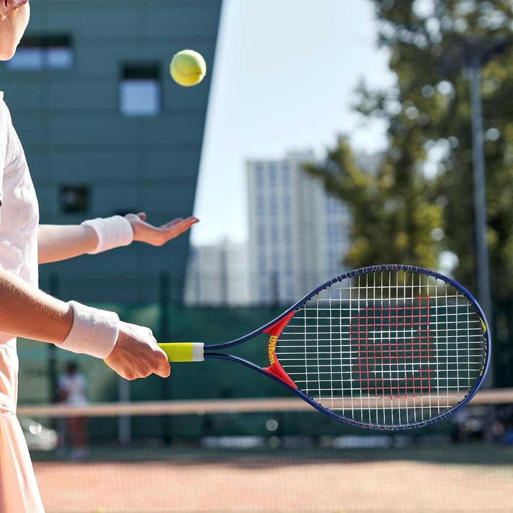 RAQUETA DE TENNIS WILSON US OPEN JR AZUL TALLA 25' - 3