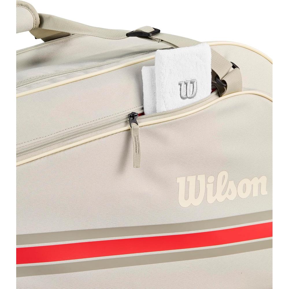 BOLSO WILSON TEAM 2025 AVENA CAPACIDAD 6 RAQUETAS - 4