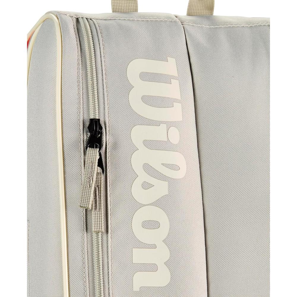 BOLSO WILSON TEAM 2025 AVENA CAPACIDAD 6 RAQUETAS - 6