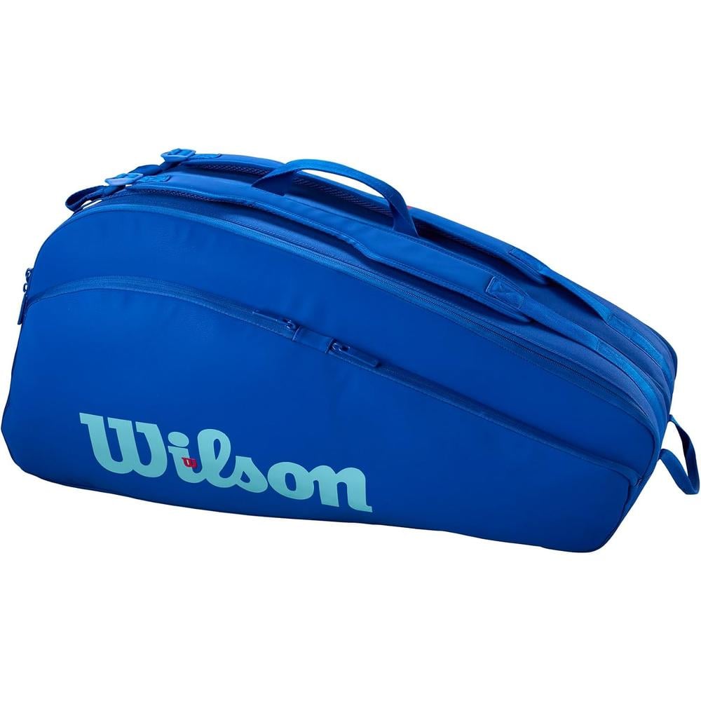BOLSO WILSON ULTRA V5 TOUR AZUL CAPACIDAD 12 RAQUETAS - 1