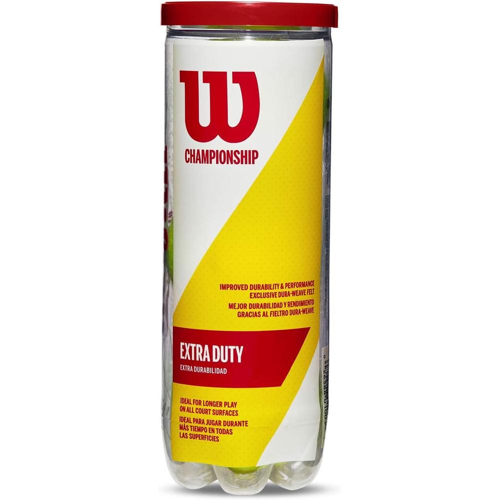 24 PACK PELOTA DE TENNIS WILSON CHAMPIONSHIP 3 UND C/U - 2