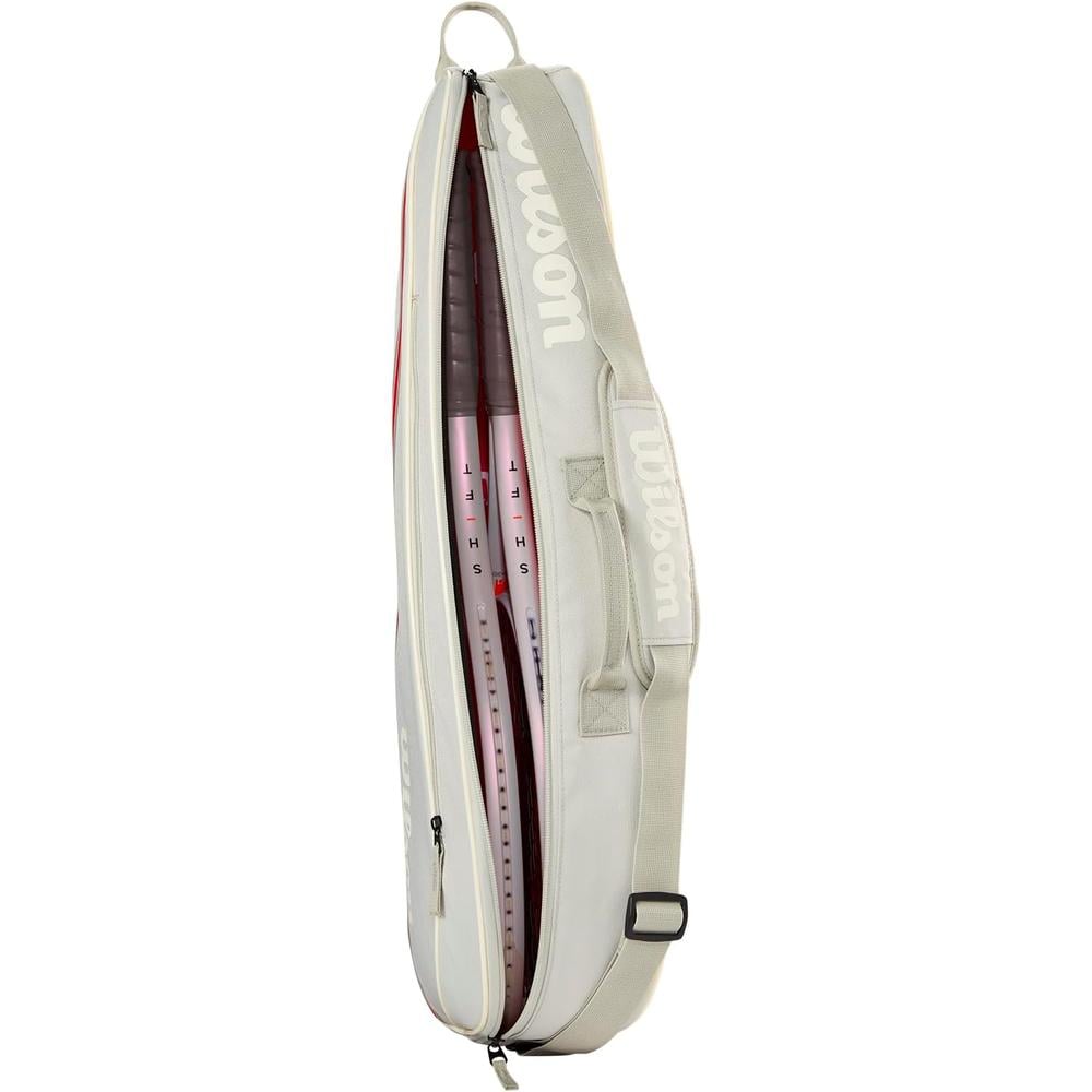 BOLSO WILSON TEAM 2025 AVENA CAPACIDAD 3 RAQUETAS - 3