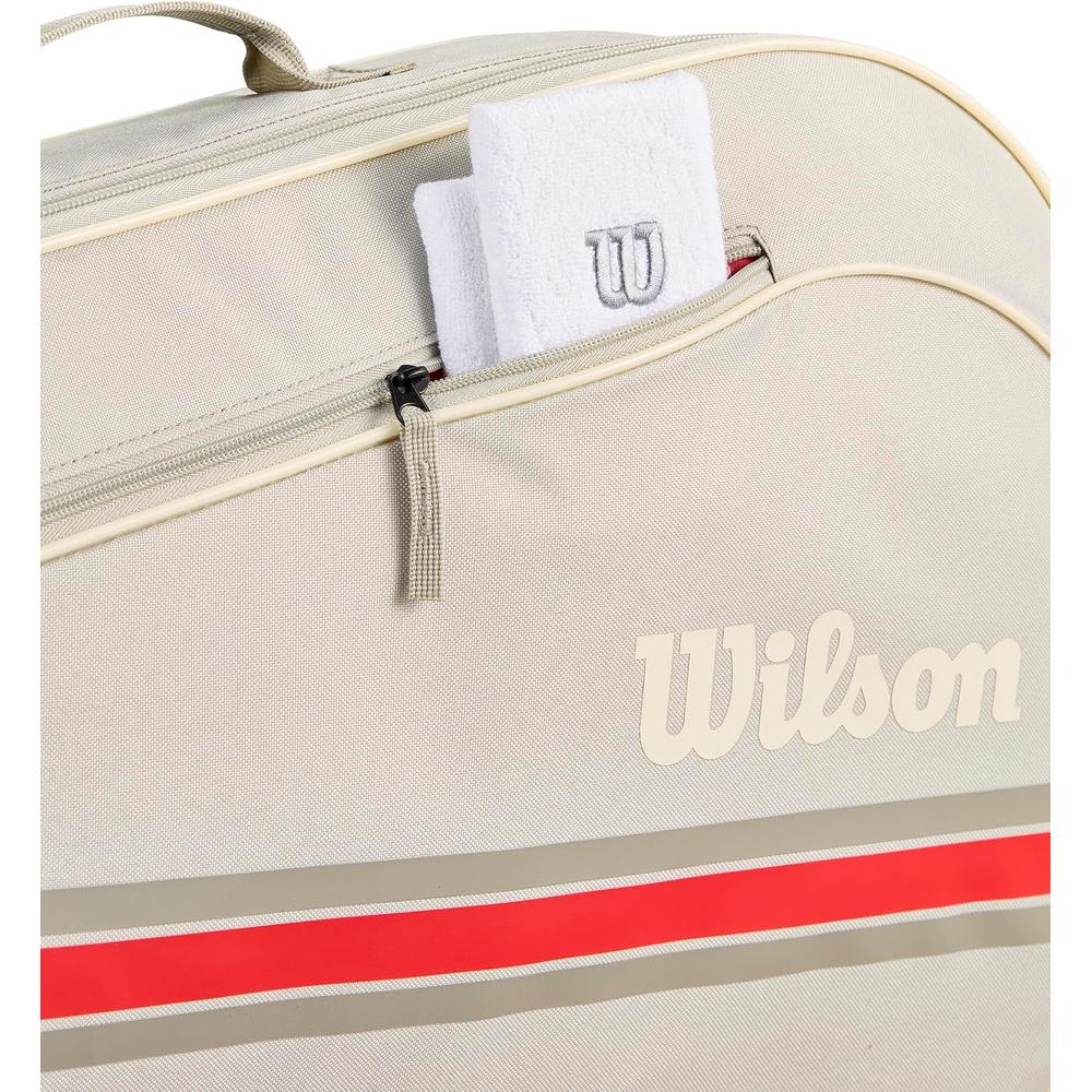 BOLSO WILSON TEAM 2025 AVENA CAPACIDAD 3 RAQUETAS - 4