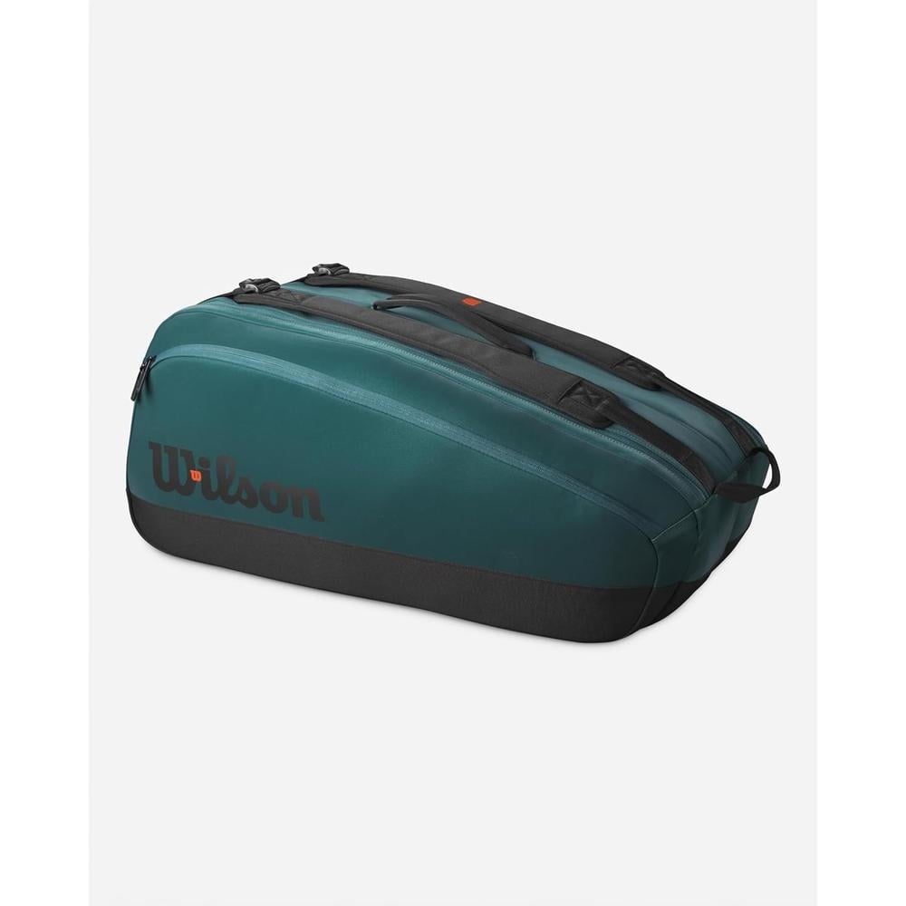 BOLSO WILSON BLADE V9 SUPER TOUR VERDE NEGRO CAPACIDAD 9 RAQUETAS - 1