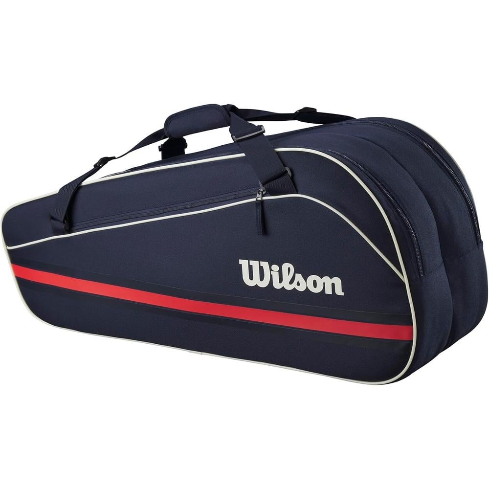 BOLSO WILSON TEAM 2025 AZUL MARINO CAPACIDAD 6 RAQUETAS - 2