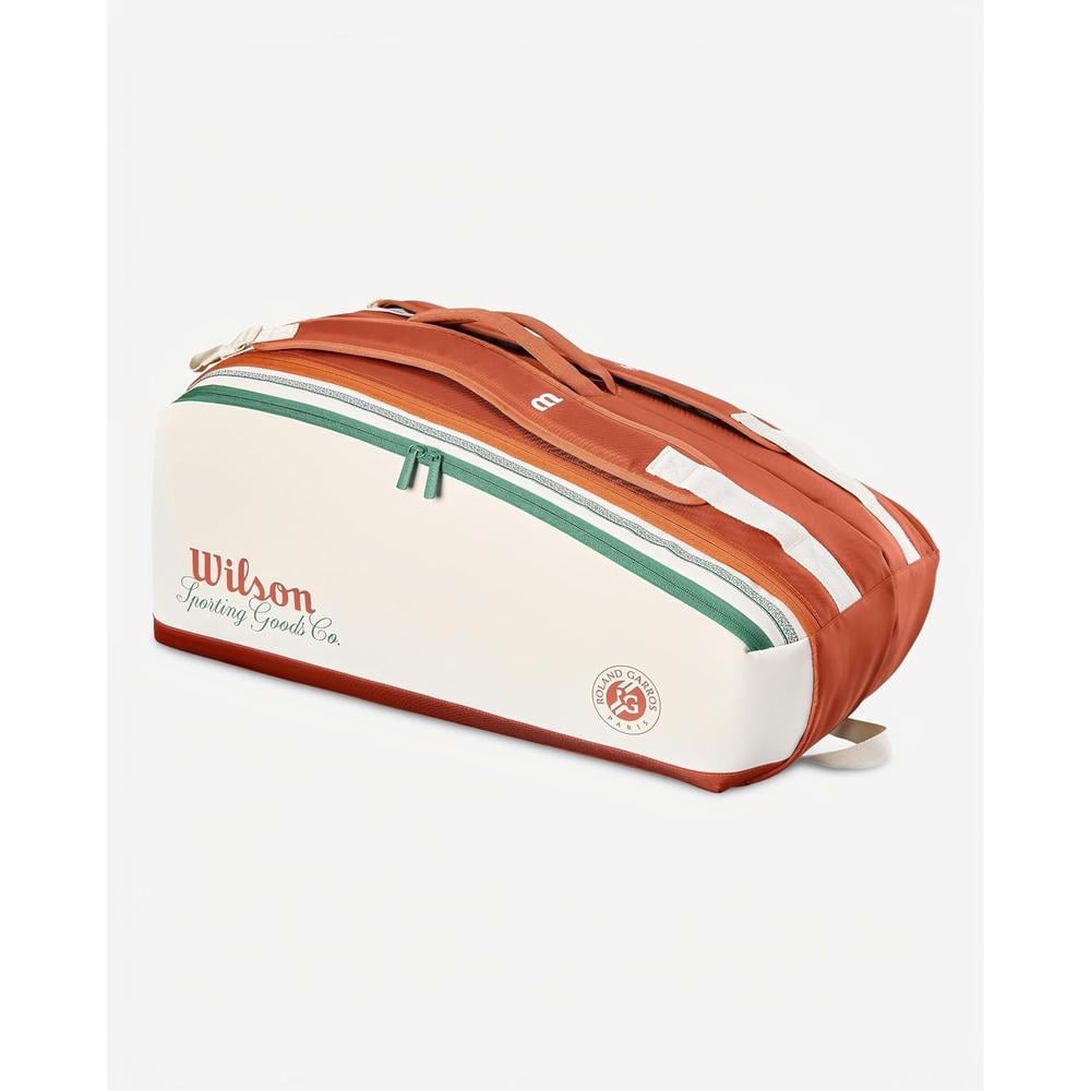 BOLSO WILSON ROLAND GARROS 2026 TRICOLOR CAPACIDAD 9 RAQUETAS - 1