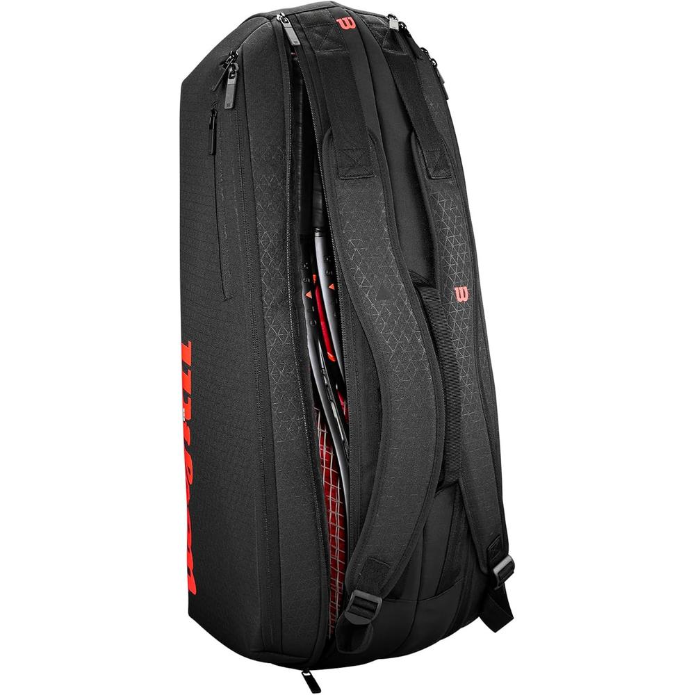BOLSO WILSON CLASH V3 SUPER TOUR CAPACIDAD 6 RAQUETAS - 4