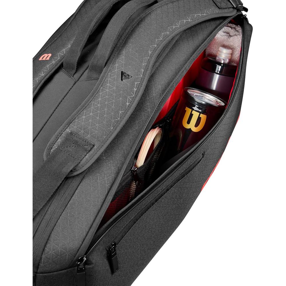 BOLSO WILSON CLASH V3 SUPER TOUR CAPACIDAD 6 RAQUETAS - 6