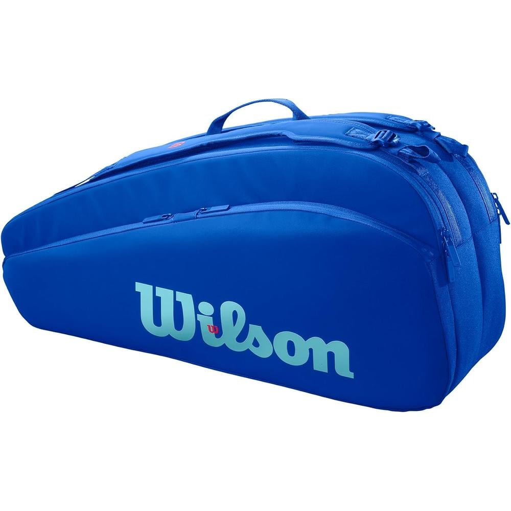 BOLSO WILSON ULTRA V5 TOUR AZUL CAPACIDAD 6 RAQUETAS - 2