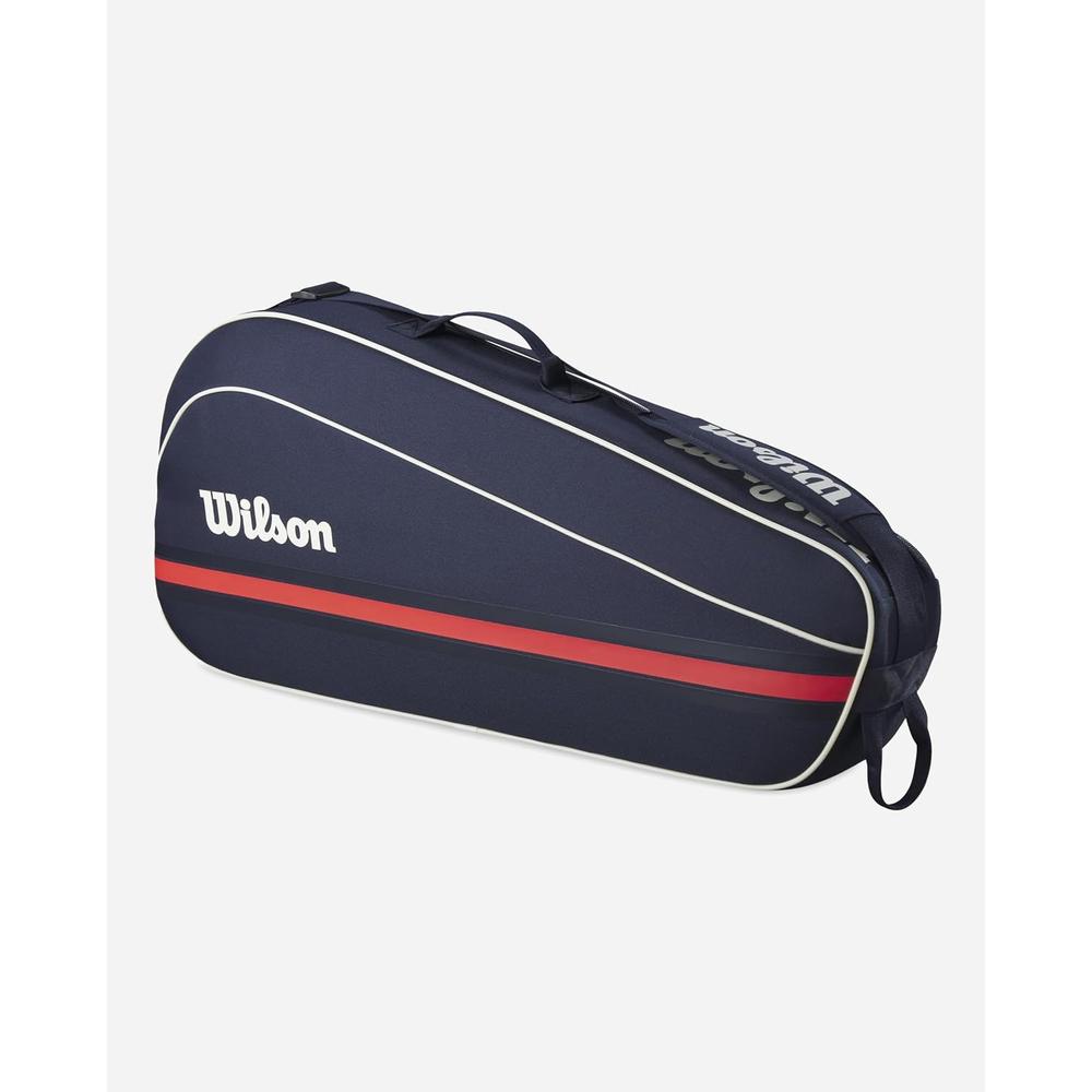 BOLSO WILSON TEAM 2025 AZUL MARINO CAPACIDAD 3 RAQUETAS - 1