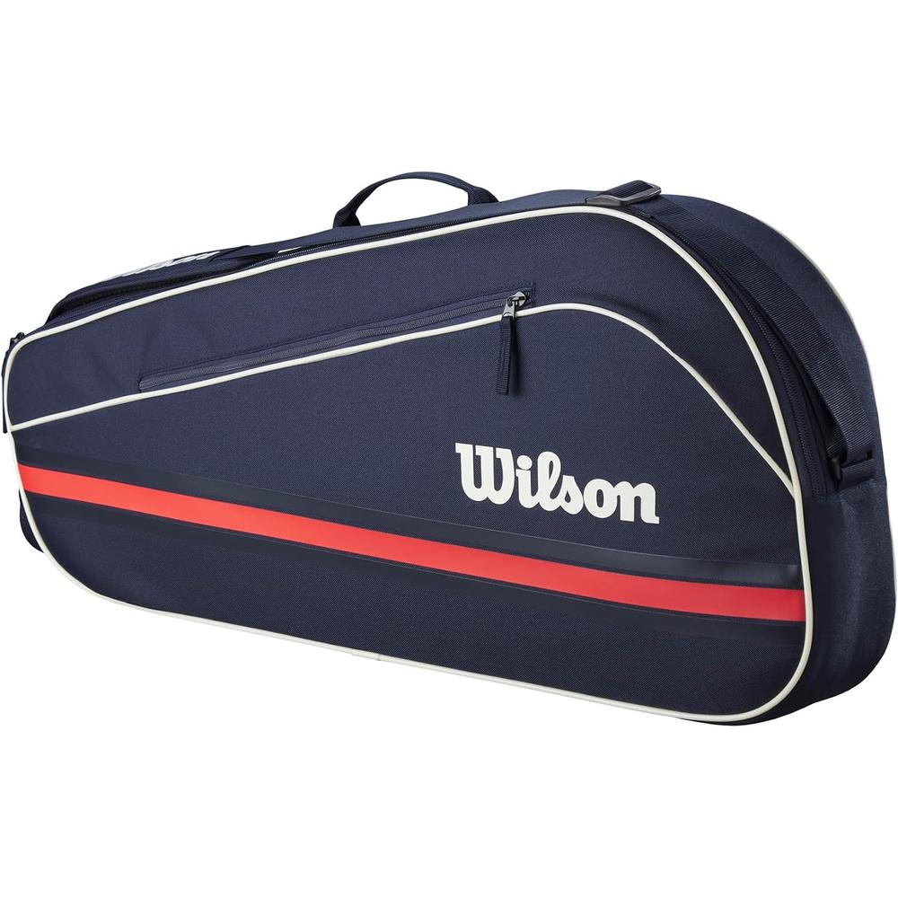 BOLSO WILSON TEAM 2025 AZUL MARINO CAPACIDAD 3 RAQUETAS - 2